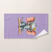Wijs Baby Olifantje Handdoek (Handdoek)