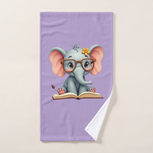 Wijs Baby Olifantje Handdoek (Handdoek)