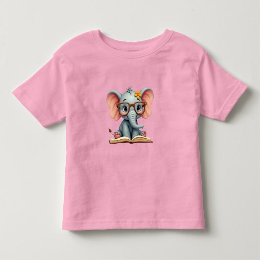 Wijs Baby Olifantje Kinder Shirts (Voorkant)