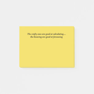 Wijs Citaat op Kleverige Nota's Post-it® Notes