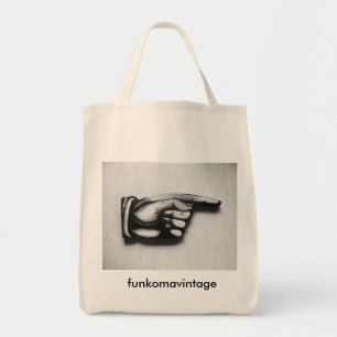 Wijs de weg naar kruidenierswaren aan tote bag