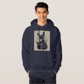 Wijs Ezeltje — Hoodie (Voorkant volledig)