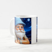 Wijs Gnome Nacht  Koffiemok (Voorkant links)