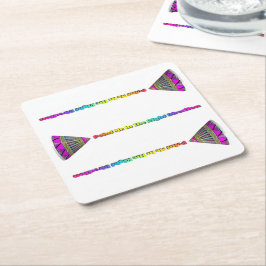 Wijs me in de juiste richting kartonnen onderzetters