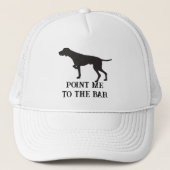 Wijs me naar de Bar Pointer Dog Trucker Pet (Voorkant)