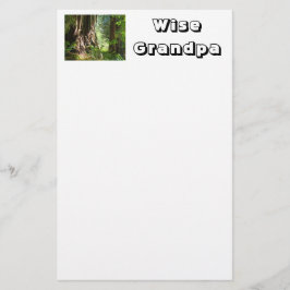 Wijs opa briefpapier