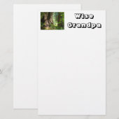 Wijs opa briefpapier (Voorkant / Achterkant)