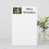 Wijs opa briefpapier (Staand voorkant)