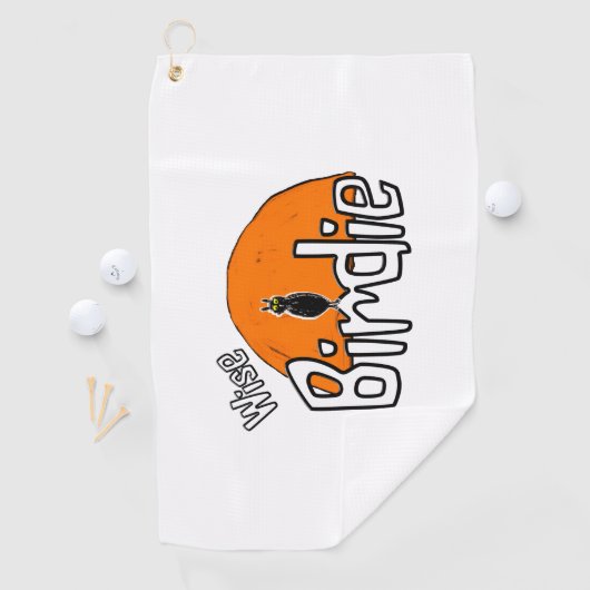 Wijs vogeltje golfhanddoek (Insitu)