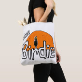 Wijs vogeltje tote tas (Dichtbij)