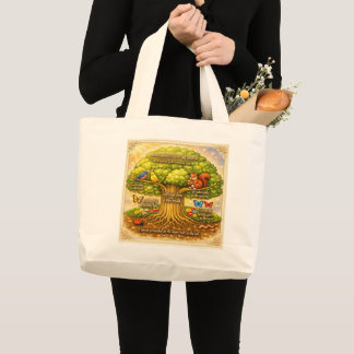 Wijsgeworteld Grote Tote Bag