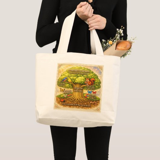 Wijsgeworteld Grote Tote Bag (Voorkant (product))
