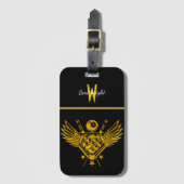 Wijsheid Begeleidt Biljart Strategie  Bagagelabel (Voorkant (verticaal))