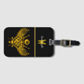 Wijsheid Begeleidt Biljart Strategie  Bagagelabel (Voorkant (horizontaal))