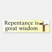 Wijsheid Bumpersticker (Voorkant)