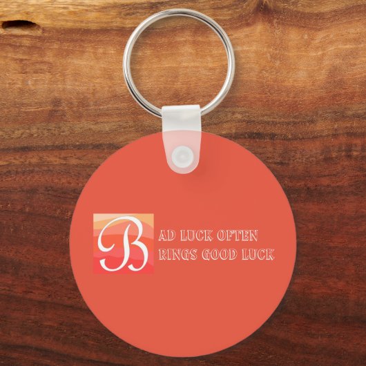 Wijsheid citaat succes inspirerend sleutelhanger (Voorkant)