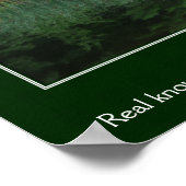 Wijsheid Confucius Quote Cattails Inspirerend Poster (Hoek)