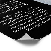 Wijsheid en eenden door het water Desiderata Poster (Hoek)