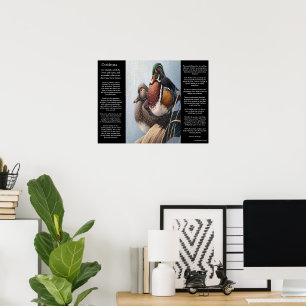 Wijsheid en eenden door het water Desiderata Poster
