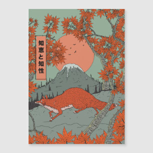 Wijsheid en intelligentie  Japanse vossenkunst.