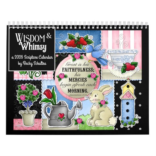 "Wijsheid en Whimsy" 2026 Bijbeltekstkalender Kalender (Hoes)