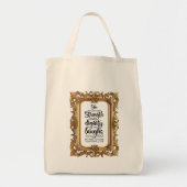 wijsheid frame tote bag (Voorkant)