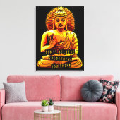 WIJSHEID. Geloof niet alles wat je denkt Canvas Afdruk (Insitu (Woonkamer))