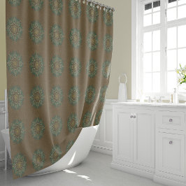 Wijsheid in hartelijkheid Anthophila op het beste Douchegordijn