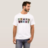 Wijsheid in symbolen – Adinkra-geïnspireerd T-shirt (Voorkant volledig)