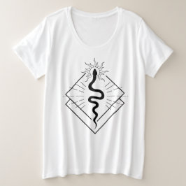 Wijsheid Intelligentie Sunshine Snake T-shirt
