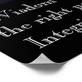 Wijsheid is weten - kunstprint poster (Hoek)