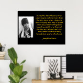 wijsheid: Josephine Bakers Poster (Thuiskantoor)