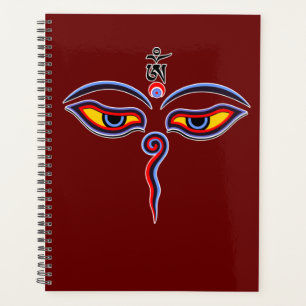 Wijsheid Ogen Van Boeddha - Bodhnath tempel ogen Planner