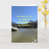 Wijsheid over het River Natuur Landschap Kaart (Gele Bloem)