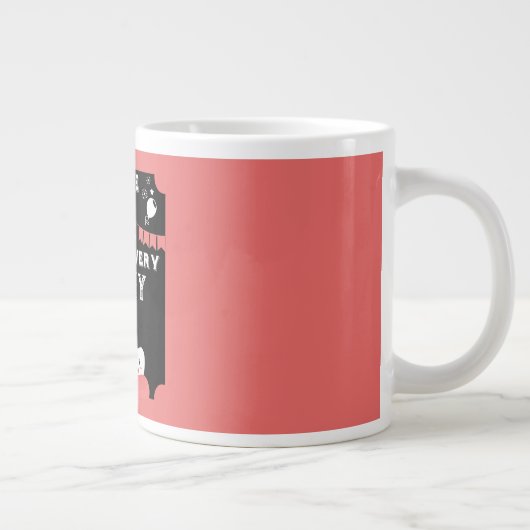 Wijsheid Tanden Extractie Get Well Grote Koffiekop (Rechts)