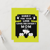 Wijsheid Tanden Extractie Get Well Kaart (Voorkant / Achterkant in situ)