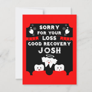 Wijsheid Tanden Extractie Get Well Kaart