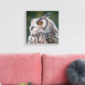 Wijsheid Uil Schilderen Klein Canvas Afdruk (Insitu (Woonkamer))