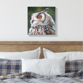 Wijsheid Uil Schilderen Klein Canvas Afdruk (Insitu (Slaapkamer))