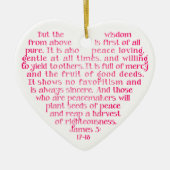 Wijsheid van boven Gepersonaliseerd Ornament (Voorkant)