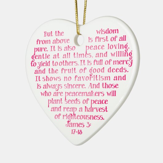 Wijsheid van boven Gepersonaliseerd Ornament (Links)