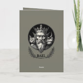 Wijsheid van de drievoudige blik van Bael Kaart (Achterkant)