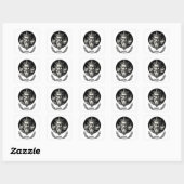 Wijsheid van de drievoudige blik van Bael Vierkante Sticker (Vel)