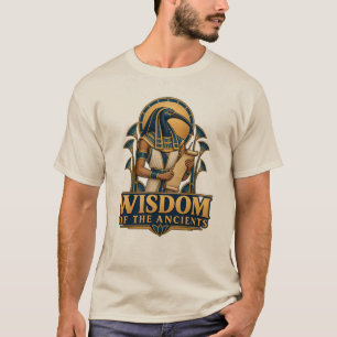 Wijsheid van de Ouden Thoth Ibis Egyptische Kunst T-shirt