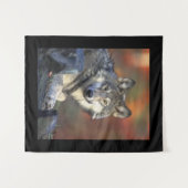 Wijsheid van de Wolf Wandkleed (Voorkant (horizontaal))