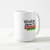 Wijsheid van een puzzel Mok (Voorkant rechts)