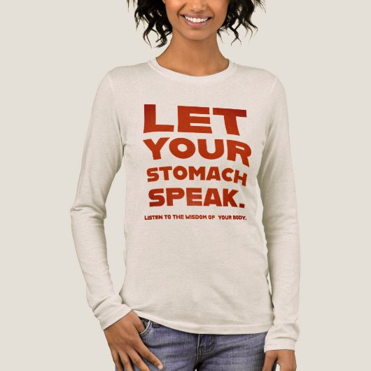 Wijsheid van het lichaam Tri-Blend shirt (Voorkant)