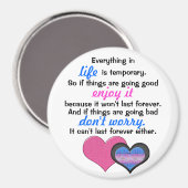 Wijsheid voor Life Magnet (Voorkant / Achterkant)