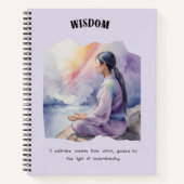 wijsheidspositieve bevestiging notitieboek (Voorkant)