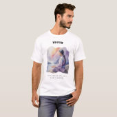 wijsheidspositieve bevestiging t-shirt (Voorkant volledig)